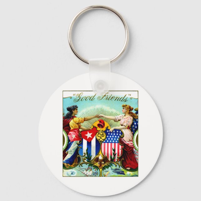 Llavero Cigarros de Good Friends de 1898 (Anverso)