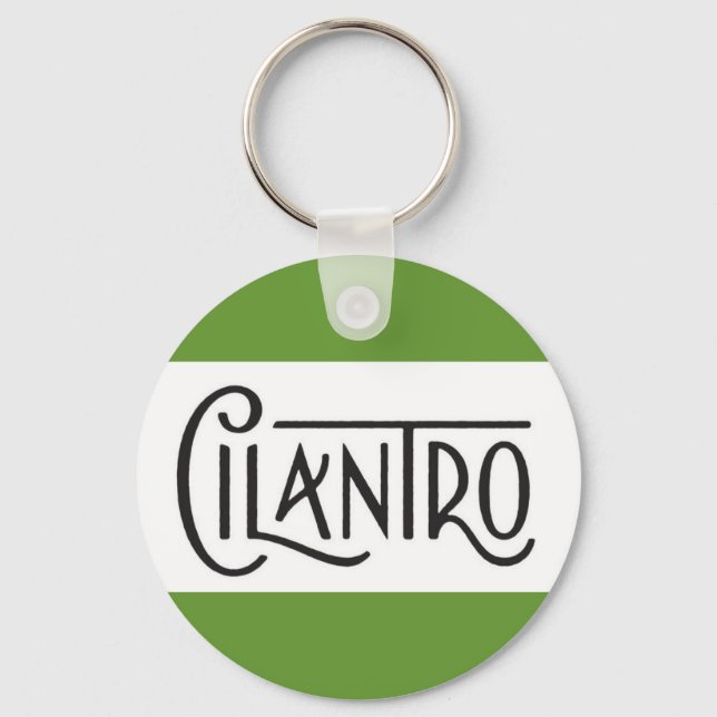 LLAVERO CILANTRO SPICES WORD COOKING SATISFACCIÓN KEYCHAIN (Anverso)