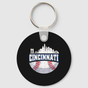 Llavero Cincinnati Baseball Skyline Ohio Baseball P
