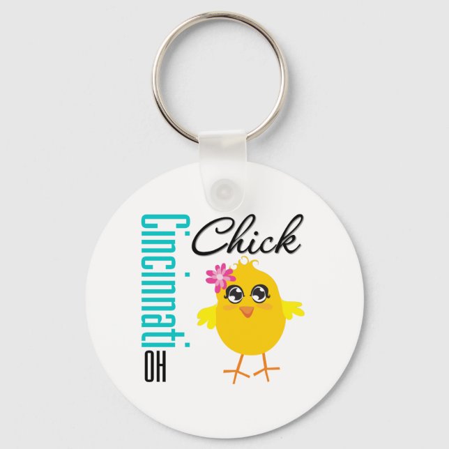 Llavero Cincinnati OH Chick (Anverso)