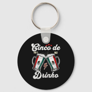 Llavero Cinco de drinko fiesta mexicana 5 de mayo cerveza