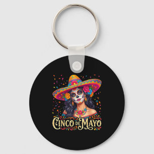 Llavero Cinco de mayo 2026 fiesta mexicana 5 de mayo chica