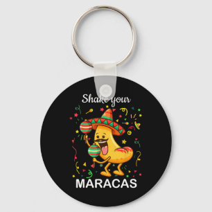 Llavero Cinco De Mayo Agitan Tus Maracas Nachos Mexicanos