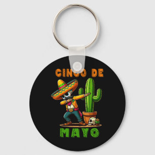 Llavero Cinco De Mayo Cactus Mexicano Poncho Sombrero Gorr