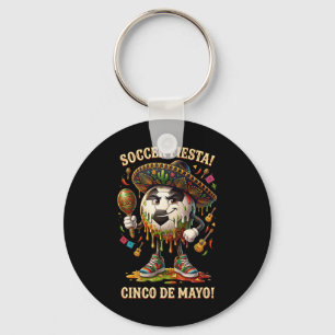 Llavero Cinco De Mayo Fiesta De Fútbol Drip Sport Love Men
