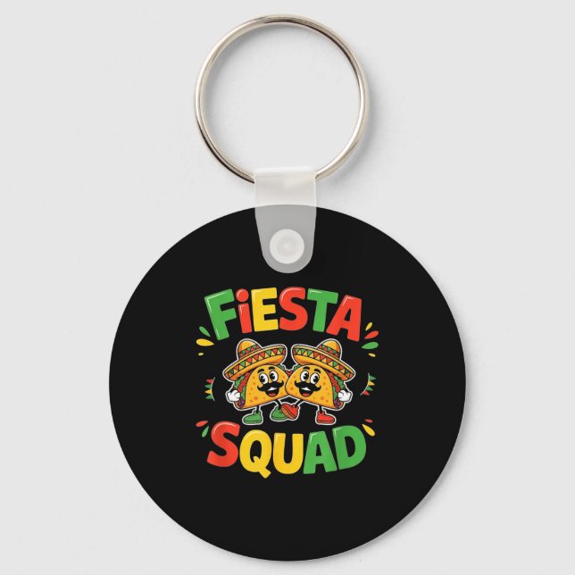 Llavero Cinco de mayo funny fiesta squad party for men (Anverso)