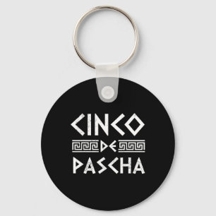 Llavero Cinco De Pascha Grecia Bandera Divertida Pascua Gr