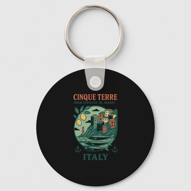 Llavero Cinque Terre Italy Souvenir Monterosso Al Mare Tra (Anverso)