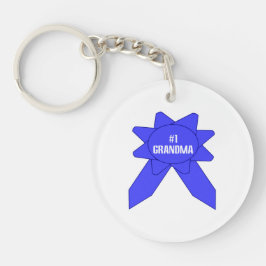 Llavero Cinta azul #1 Abuela
