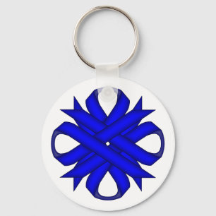 Llavero Cinta azul de amor de Kenneth Yoncich