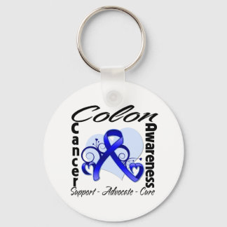 Llavero Cinta cardíaca - Conciencia sobre el cáncer de col