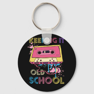 Llavero Cinta Cassette Music Retro de los años 80