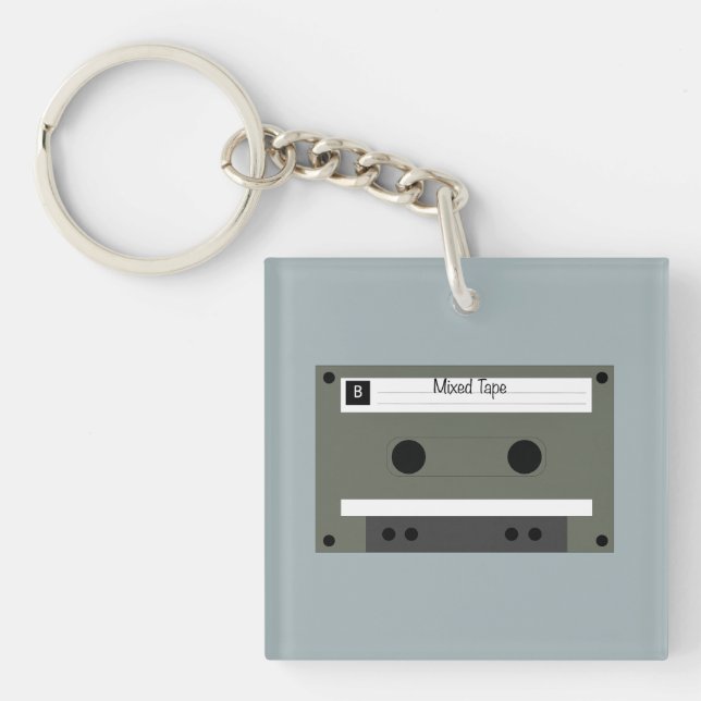Llavero Cinta de casete, mixtape (Frente)