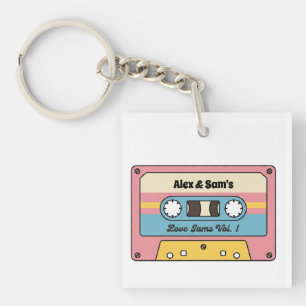 Llavero Cinta de casete Personalizada de Amor – Nombre Per