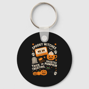 Llavero Cinta de casete retro de Halloween brujas espeluzn