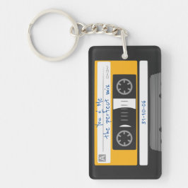 Llavero Cinta de Cassette de los años 1980