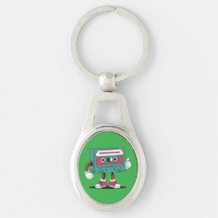 Llavero Cinta de cassette retro.