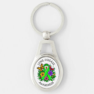 Llavero Cinta de Conciencia sobre la Enfermedad de Lyme