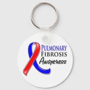 Llavero Cinta de la conciencia de la fibrosis pulmonar