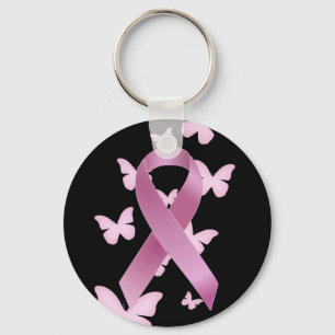 Llavero Cinta de sensibilización rosa