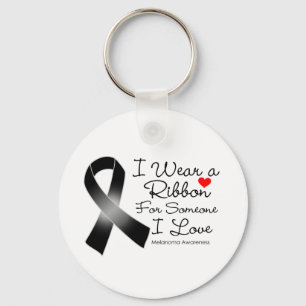 Llavero Cinta del melanoma alguien amor de I