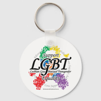 Llavero Cinta LGBT de mariposas