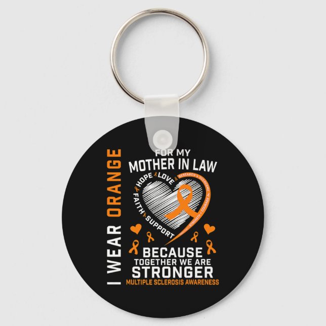 Llavero Cinta Ms Mother In Law Múltiple Esclerosis Awarene (Anverso)
