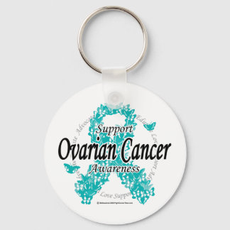 Llavero Cinta ovárica de cáncer de mariposas