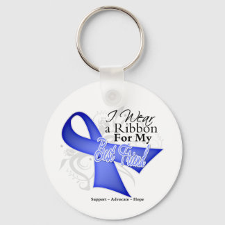 Llavero Cinta Periwinkle de mejor amigo - Cáncer de estóma