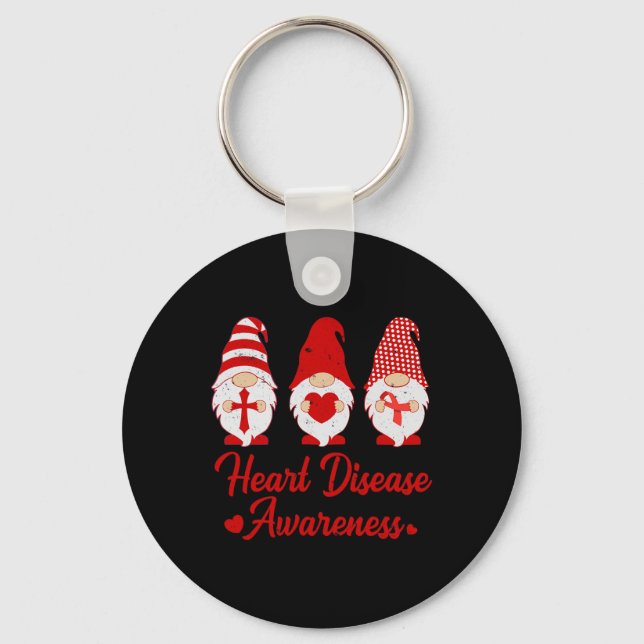 Llavero Cinta roja Gnome Cardiopatía de la Cinta Roja (Anverso)