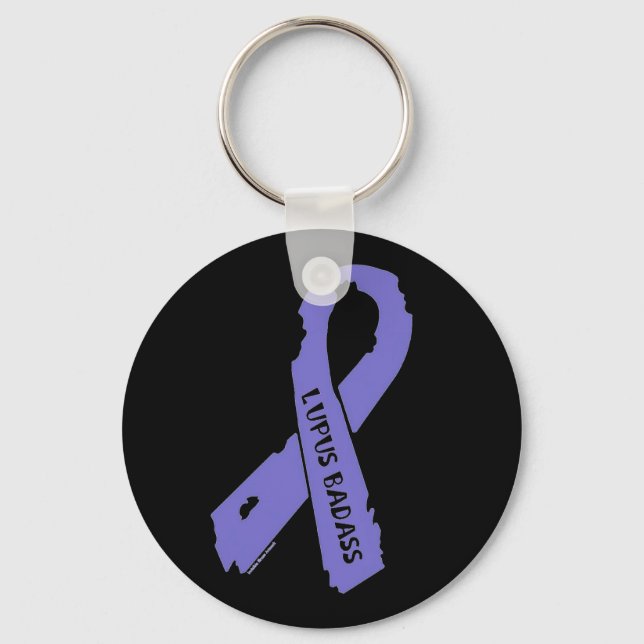 Llavero Cinta rota de Lupus Badass (Anverso)