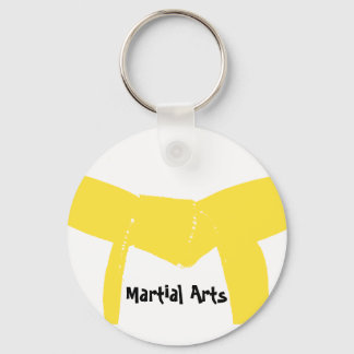 Llavero Cinturón amarillo de artes marciales