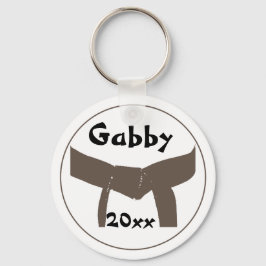 Llavero Cinturón marcial de artes marciales