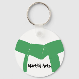 Llavero Cinturón verde de los artes marciales