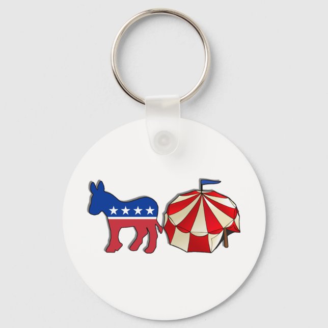Llavero Circo de burro demócrata (Anverso)