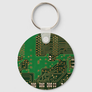 Llavero circuit board background key chain