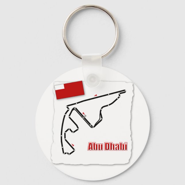 Llavero Circuito GP de Abu Dhabi (Anverso)