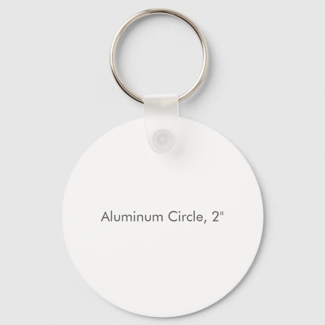 Llavero Círculo de Aluminio, 2" (Anverso)