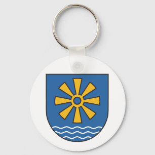 Llavero Círculo de lago de suelo escudo de armas