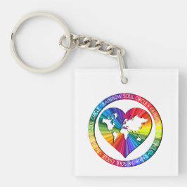 Llavero Círculo del Alma Arcoíris