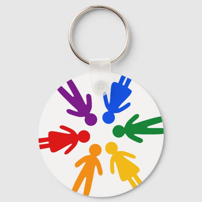 Llavero círculo lgbt (Anverso)