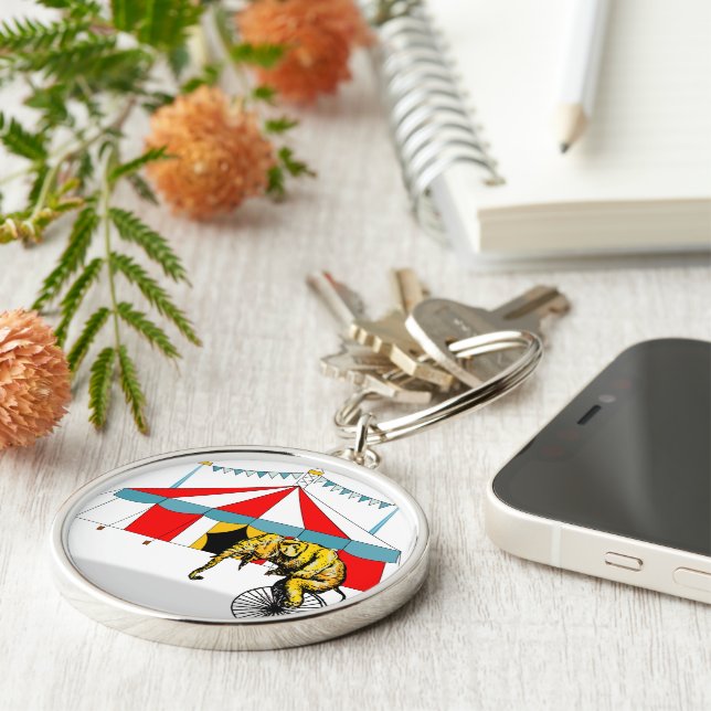 Llavero Circus Memorabilia en memoria de los elefantes del (Lado)