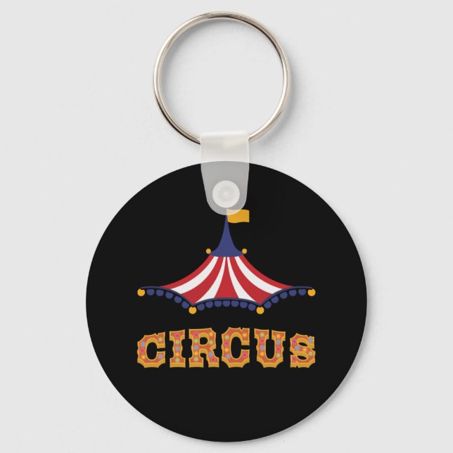 Llavero Circus Tent Emoticon Para El Personal Del Evento (Anverso)