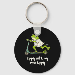 Llavero Cirugía de reemplazo de cadera Rana Zippy con nuev
