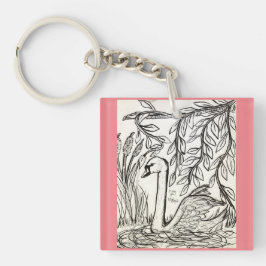 Llavero Cisne de serenidad