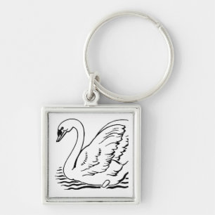 Llavero Cisne elegante