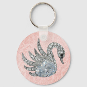 Llavero Cisne Joya Rosa (017-003)