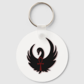 Llavero Cisne negro con Ankh