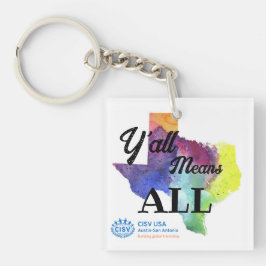 Llavero CISV Austin Keychain "Y'all Means All"