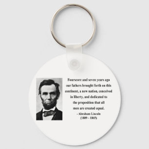 Llavero Cita 5b de Abraham Lincoln
